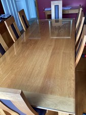 Solid oak dining - dining, table