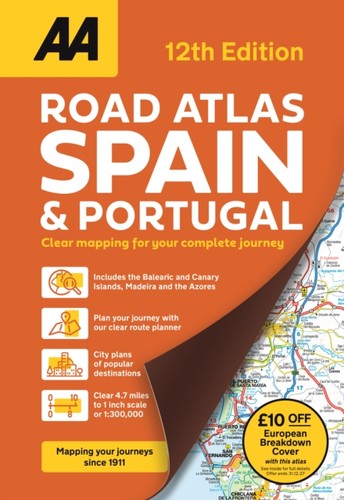 Road atlas spain portugal - atlas,