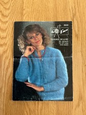 Vintage Emu Filigree De Luxe Cardigan Knitting Pattern 30-46” 3533