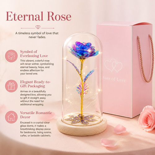 Forever eternal galaxy - galaxy, rose