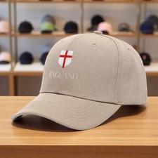Baseball Cap St George's Cross Design England Patriot Khaki Free UK Delivery