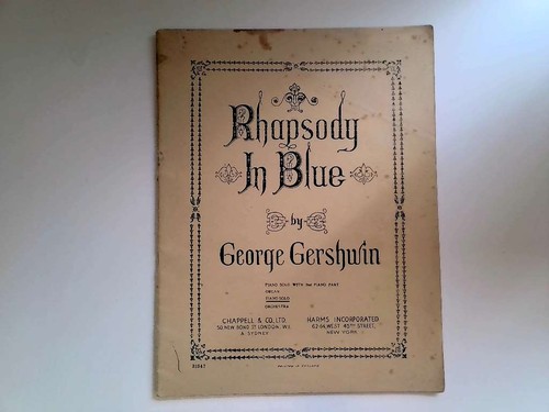 Rhapsody blue arr for piano - rhapsody,