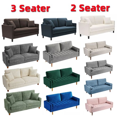 Seater corduroy sofa teddy - seater,