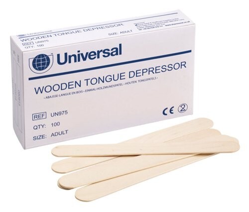 Tongue depressors wooden - depressors,