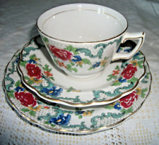 2 x VINTAGE BOOTHS FLORA DORA TRIOs Cups /Saucers / Teaplates