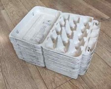 20x Empty Egg Boxes Crates Holds 15 Eggs Per Box Arts Crafts Eggs Hens Chickens