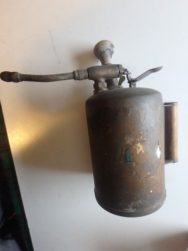 Vintage brass hand pump - vintage,