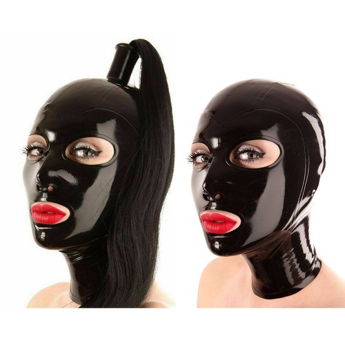 Latex gummi hood with - latex,