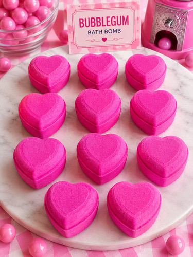 Bubblegum bath bomb - bath,