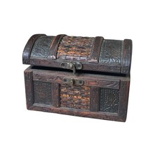 Vintage-Style Wooden Treasure