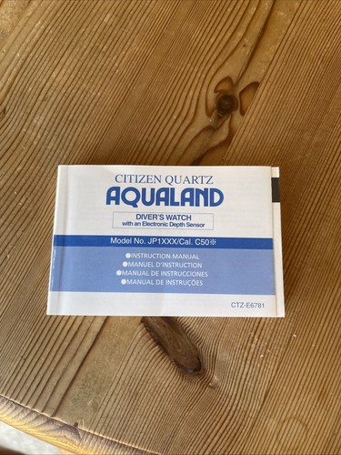 Citizen promaster aqualand c50 - citizen,
