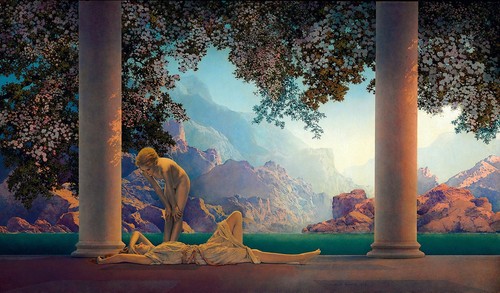 Maxfield parrish daybreak - parrish,