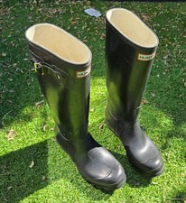 Hunter Wellington Boots Black