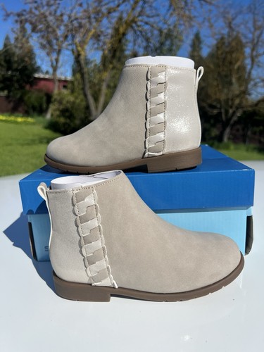 Beige bootie ankle boots - beige,