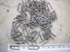 100 x 20mm 3/4 inch U Nails Netting Staples GALVANISED Fencing Post Chicken Wire
