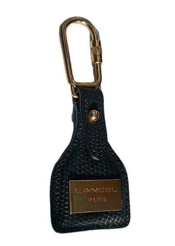 Lancel keyring keychain black - keyring,