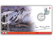Falklands Veteran Signed