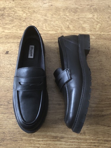 Ladies dune black leather - ladies,