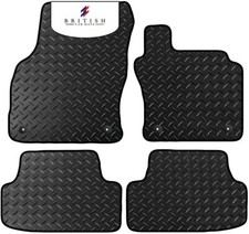 Fits Vw Golf MK7 2013-2018 Tailored 3mm Heavy Duty Rubber Car Floor Mats Black