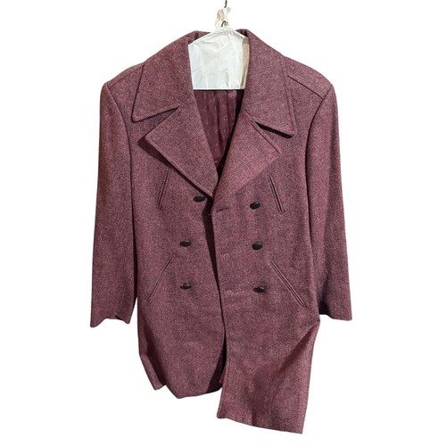 Vintage burgundy donegal tweed - vintage,