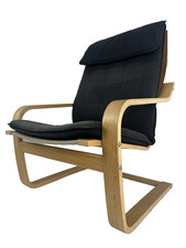 Ikea poang armchair black - ikea,