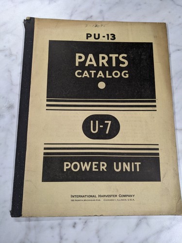 International harvester parts - harvester,