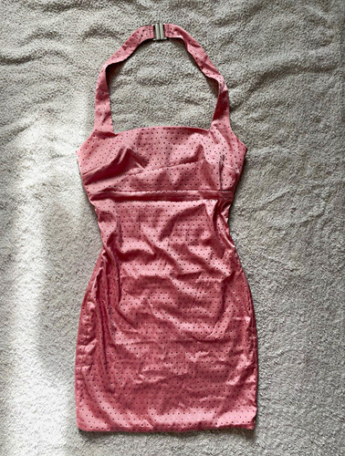 Polly rhinestone pink satin - oh,