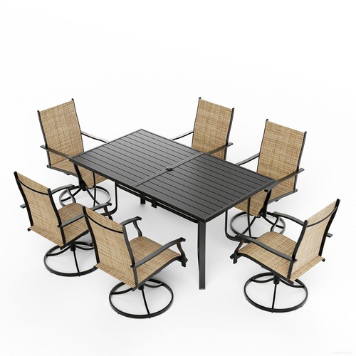 Piece patio dining set - 7,