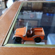 Vintage Corgi Juniors Whizzwheels Willys Jeep from 1970-73 - colour orange #136