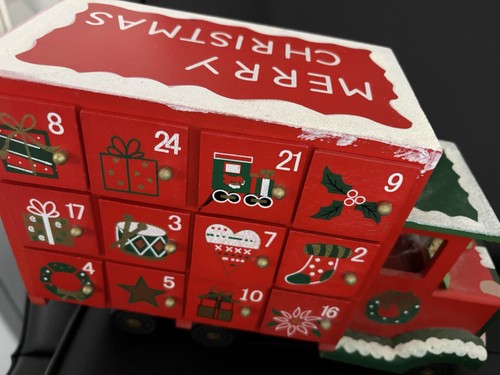 Wooden christmas advent - wooden,