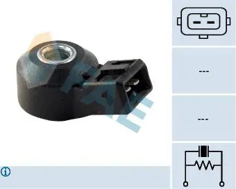 Knock sensor rectangular 60100