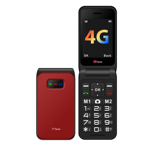 Ttfone tt760 red big - red, button