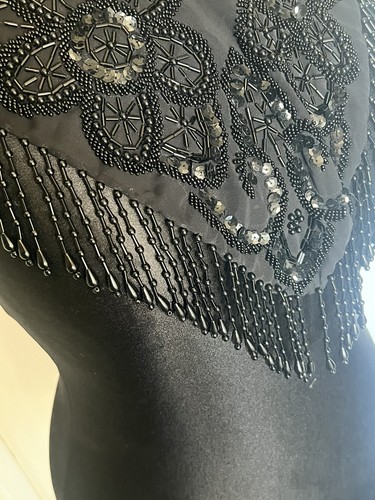 Beaded sequin cape - sequin,