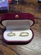 Gold Coloured Dress Rings Set