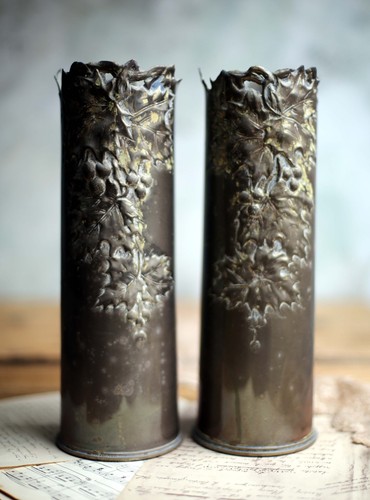 Pair british antique - antique, trench