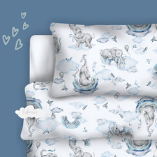 BABY BOY COT  BEDDING SET