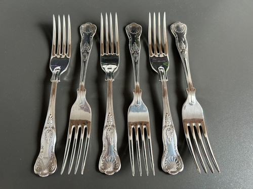 Vintage dessert forks - vintage,