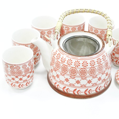 Herbal teapot set amber - -,