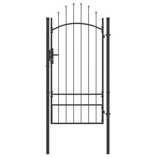 Garden gate steel barrier - garden,