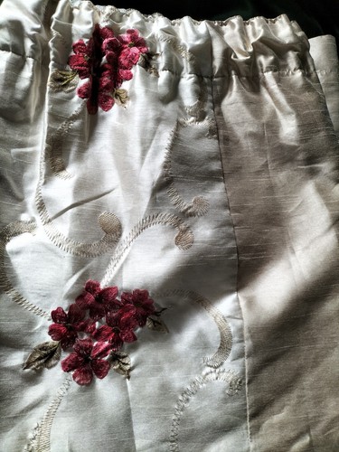 Dunelm silk curtains - , with