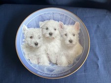 Danbury Mint Inspiring Westies “Best Friends “ plate