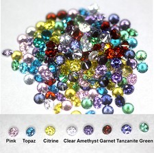 PMC Safe Gems for Precious Metal Clay Kiln Casting, CZ, Nano, Spinal, Corrundum 