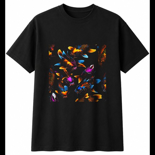 Neon koi butterfly - neon, mens