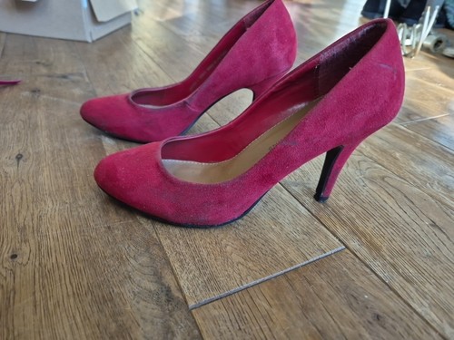 Dorothy perkins red faux - perkins, suede