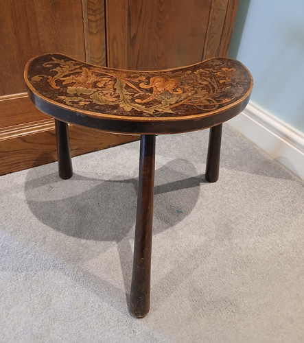 Antique legged side - antique,