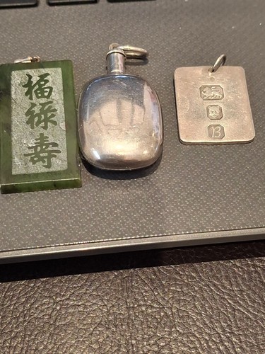 Items silver pendant ingot - silver,