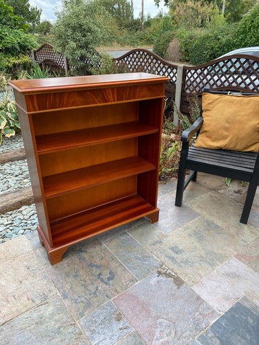 Yew wood bookcase - wood,