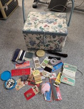 Large floral vintage sewing - large,