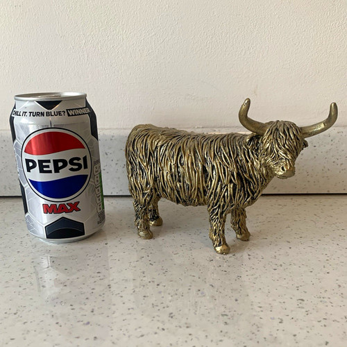 Highland cow bull metal - highland,