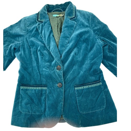 Boden teal velvet blazer - boden,